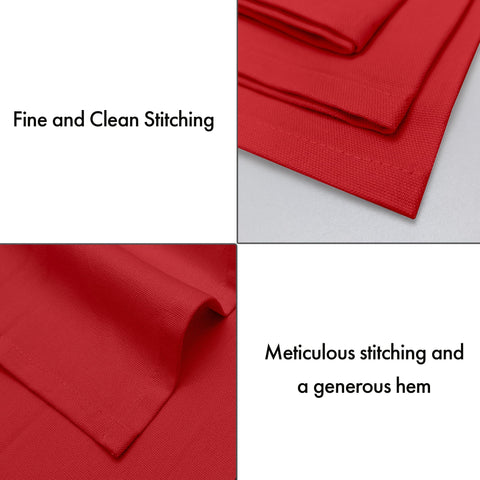 Ruvanti machine-washable napkins simplify cleanup after gatherings.