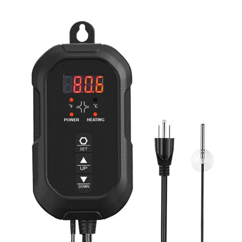 Ruyyi digital thermostat controller front panel with clear temperature display