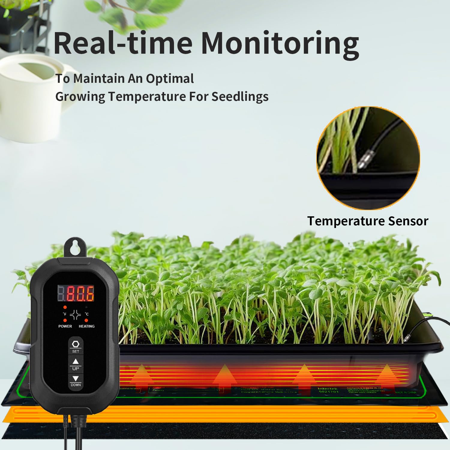 Ruyyi sensor probe for accurate root temperature monitoring during germination