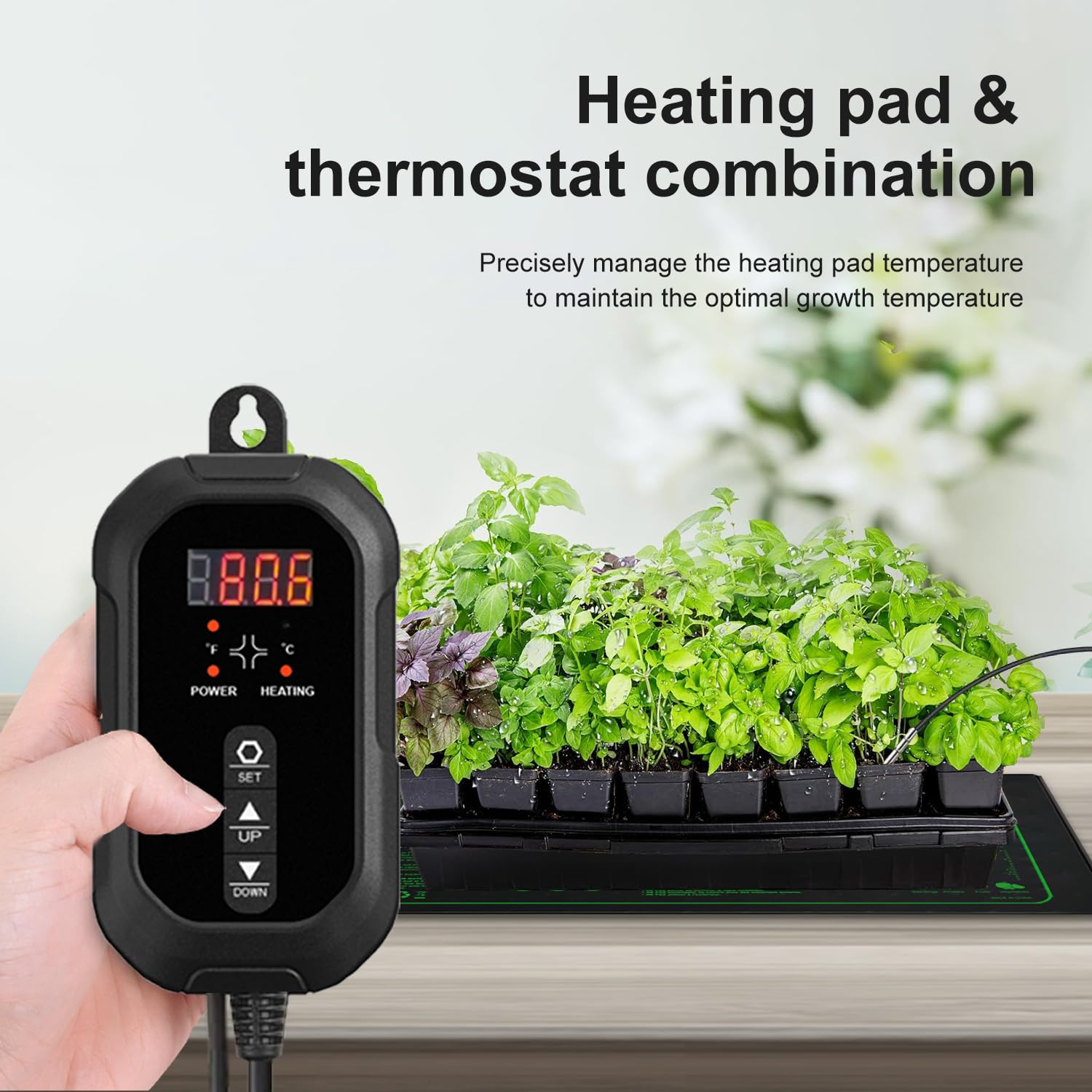 Ruyyi thermostat digital display supports Fahrenheit and Celsius units