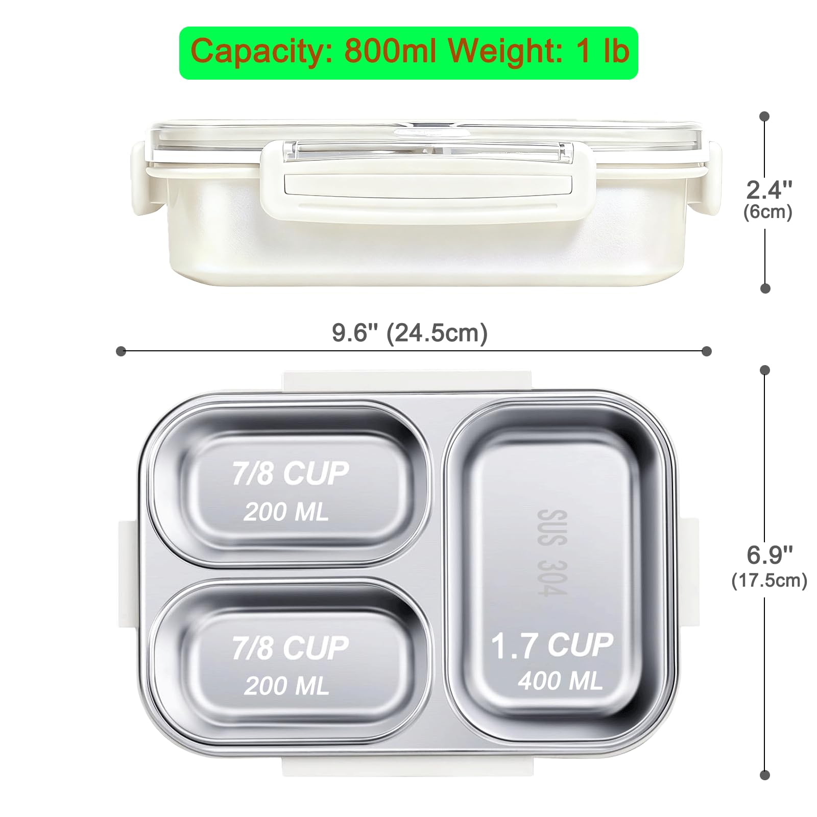 RVPYK bento box ideal for office lunches and picnics.
