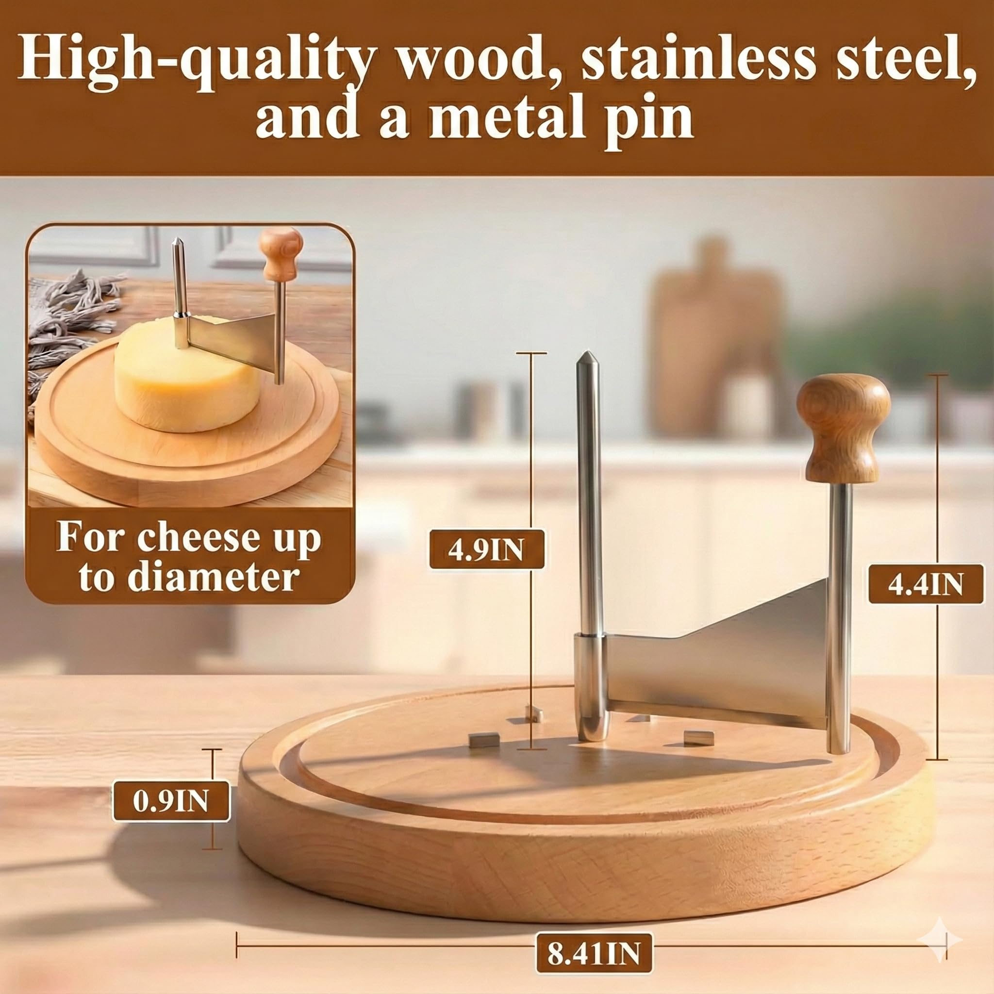 RWIXR cheese curler arm enables smooth rotation for delicate rosettes