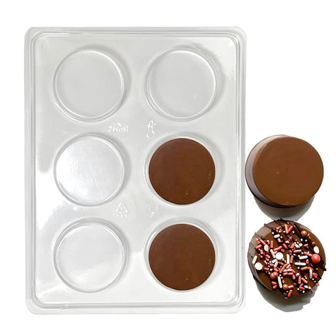 Rxbamalor chocolate-dipped cookie mold for glossy shells