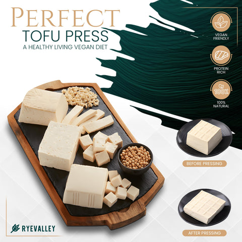 ryevalley bamboo press ready for organic tofu and marination prep