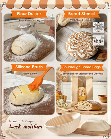 RYMTOX bread lame provides precise scoring for rustic loaves