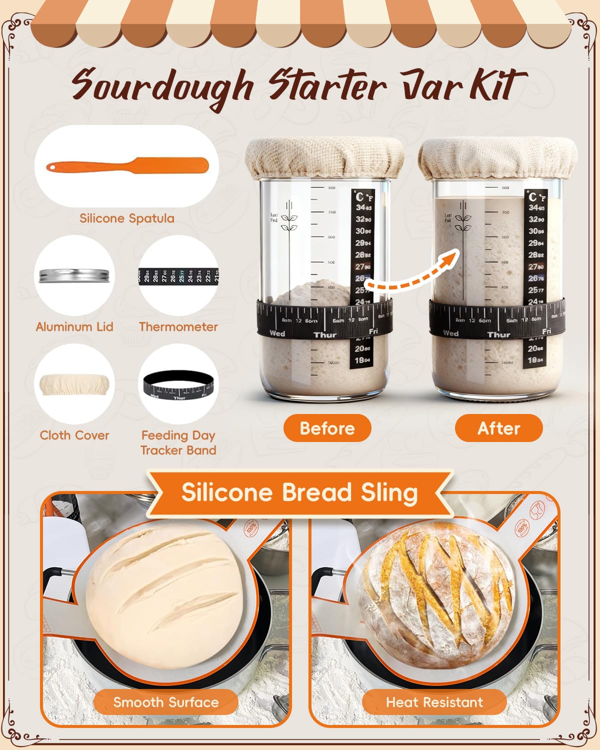 RYMTOX silicone spatula for gentle mixing and smooth dough handling
