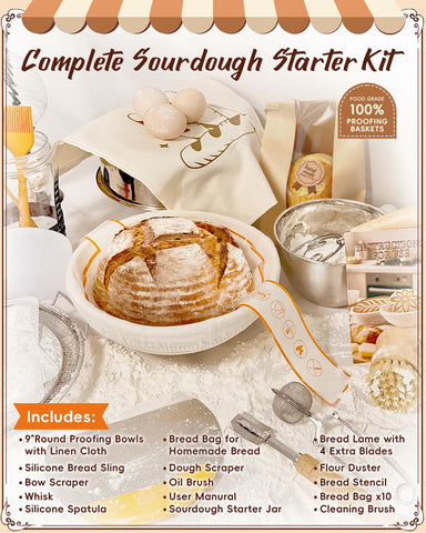 Rymtox sourdough starter jar for monitoring starter growth and activity