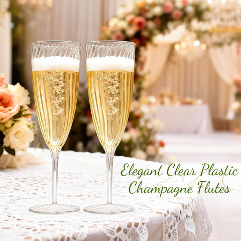 RYTOXILO flutes suitable for champagne, sparkling wines, cocktails, and juices.