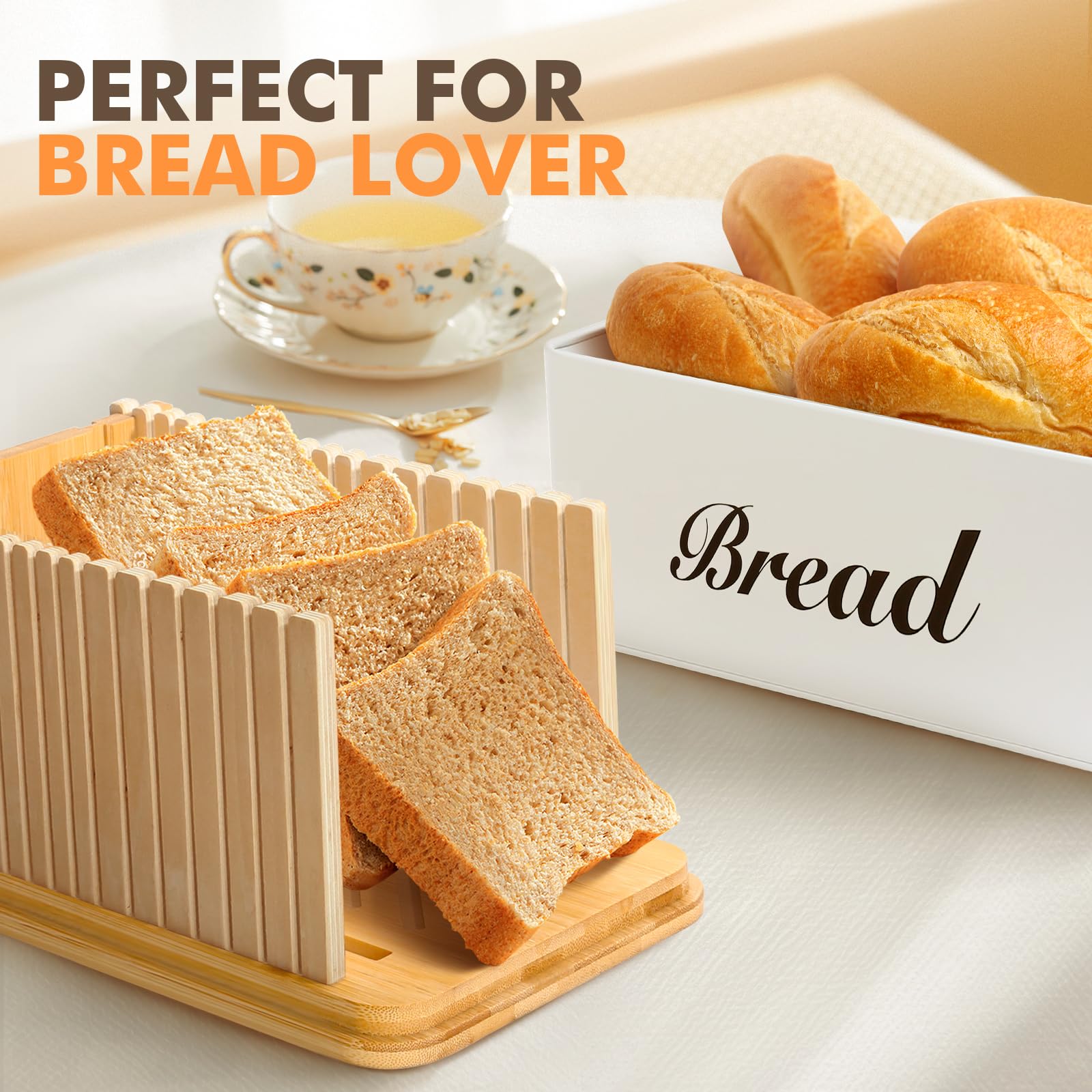 RYTOXILO easy-clean bread slicer designed for daily use.