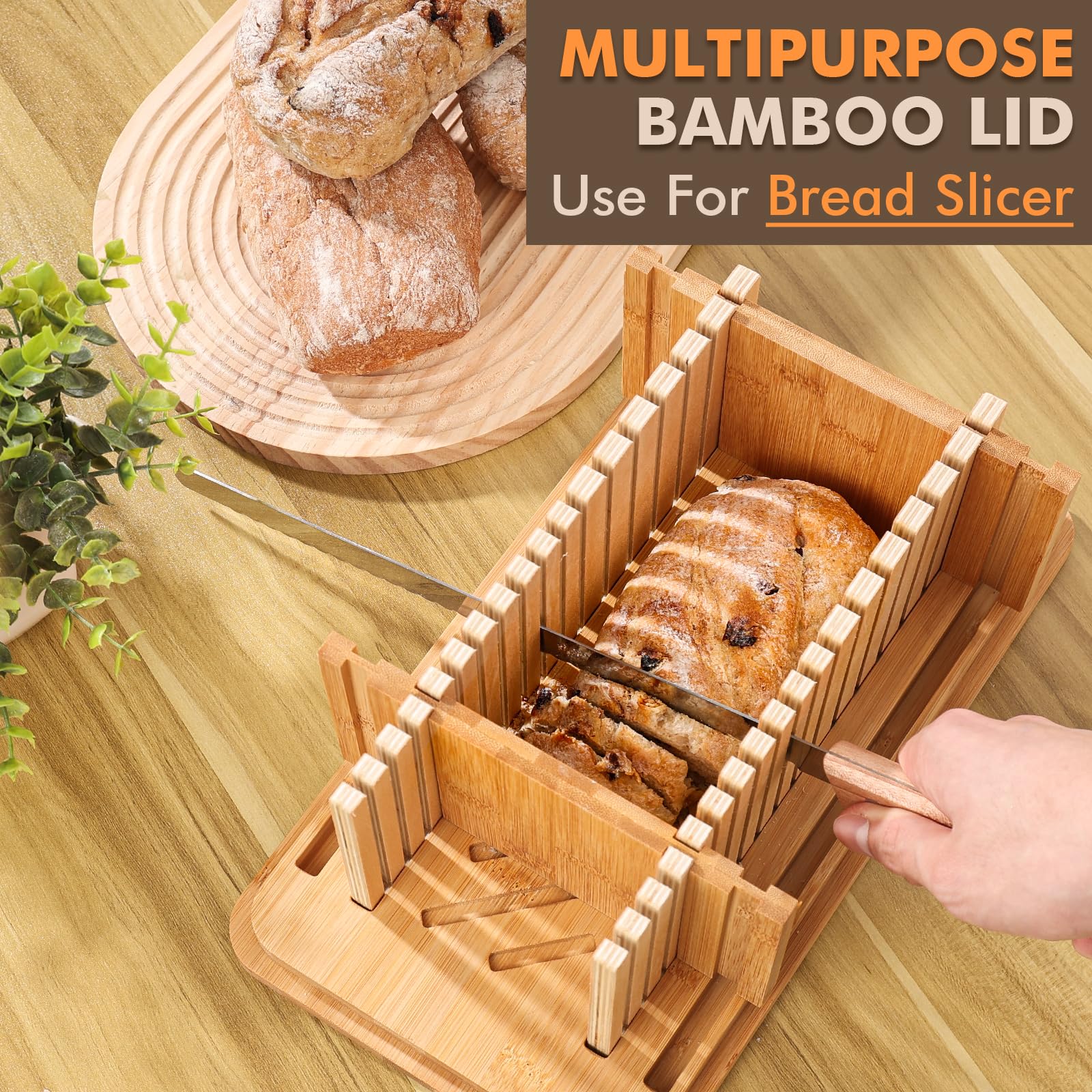 RYTOXILO loaf width capability supports 3.6 to 5.5 inch breads.