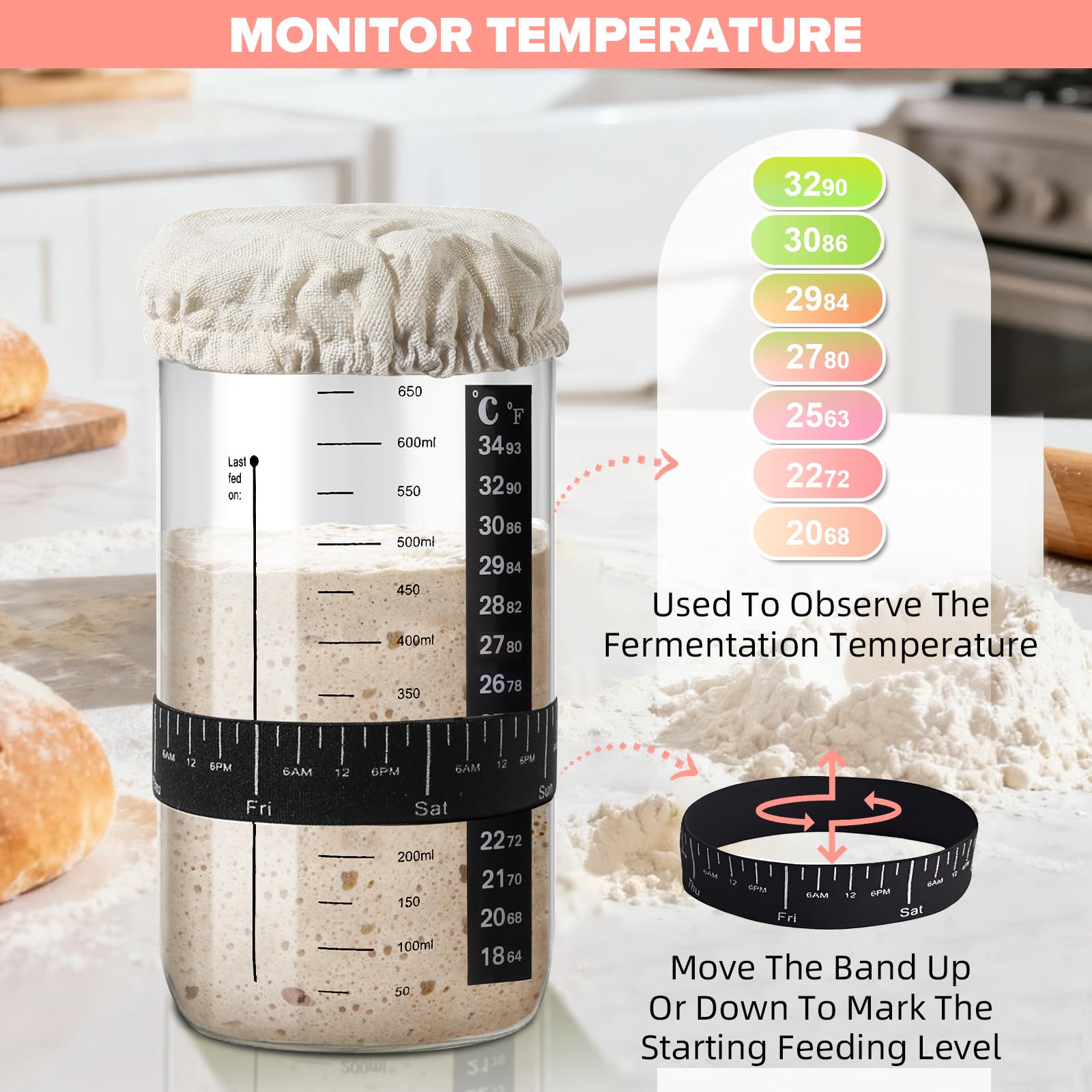 RYTOXILO silicone bread sling aiding safe dough transfer from basket to pan.