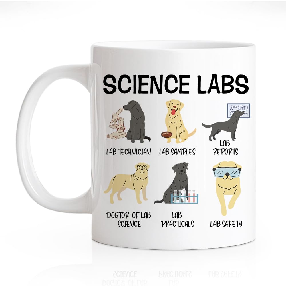 RZHV Science Labs mug front design, ideal for daily coffee