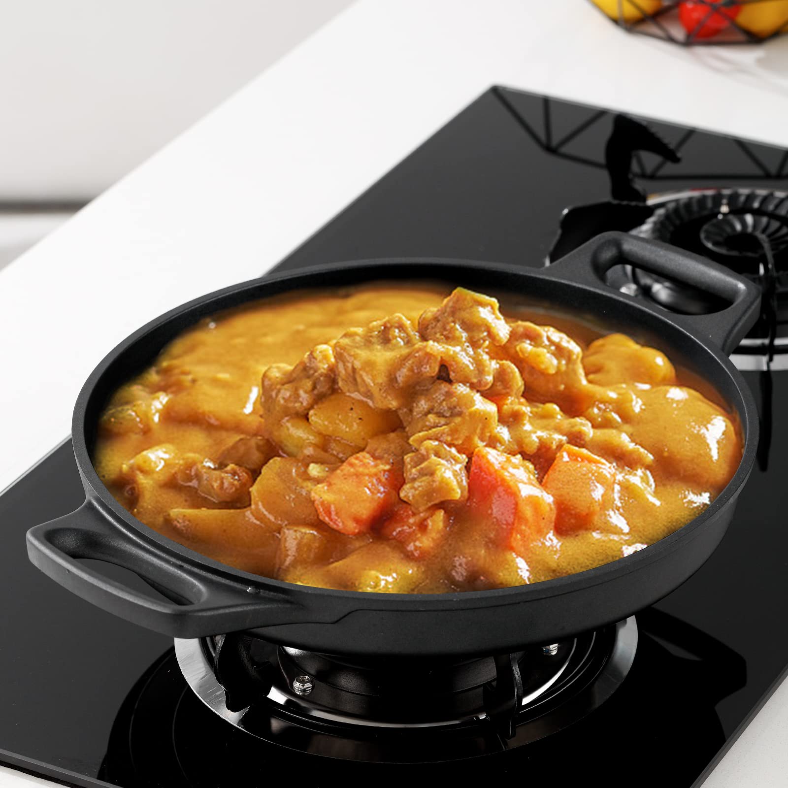 S·KITCHN pan heats fast and evenly on stovetops