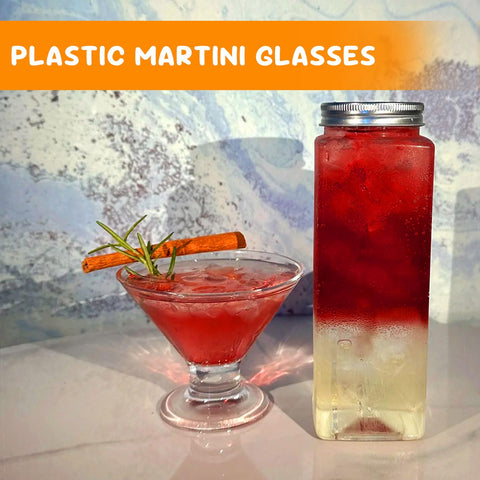 S8686S clear plastic cocktail cups ideal for weddings and celebrations