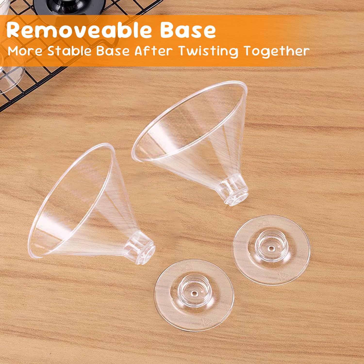 S8686S durable shatter-resistant martini glasses keep spills to a minimum