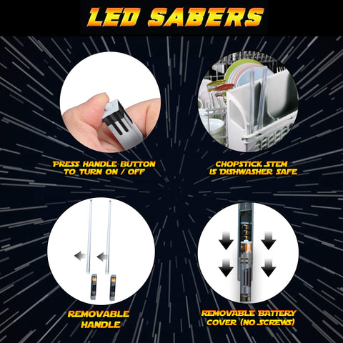 Saber Chops BPA-free material for safe daily dining