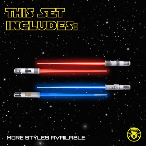 SaberSticks gift-ready packaging for sci-fi fans