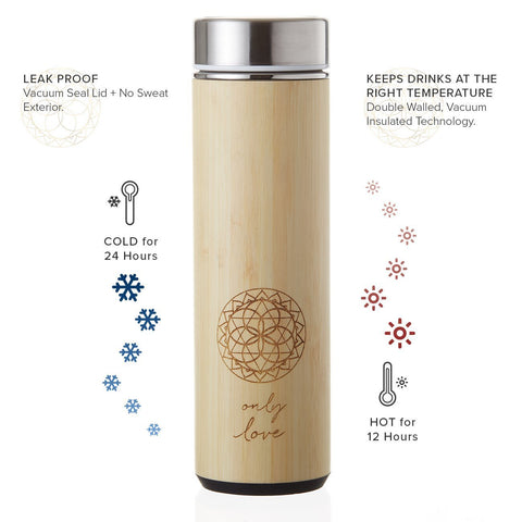 Sacred Lotus Love travel-friendly design fits bags and cup holders.