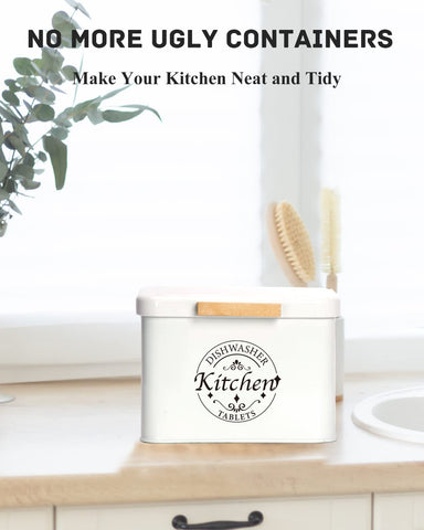 SACREDDAY hinged lid keeps pods fresh while easy to open.