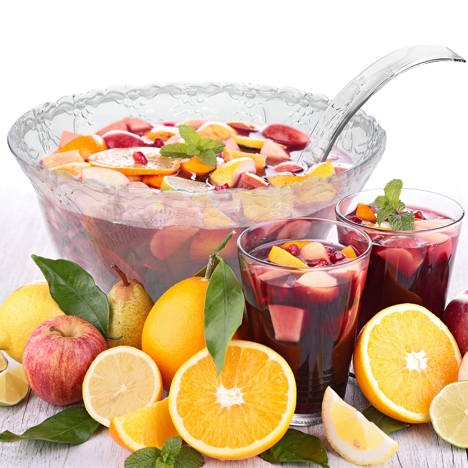 SADAS party-ready punch bowl kit makes entertaining effortless and portable.