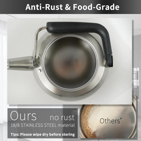 SADOMAIN 18/8 stainless steel construction resists rust for daily use