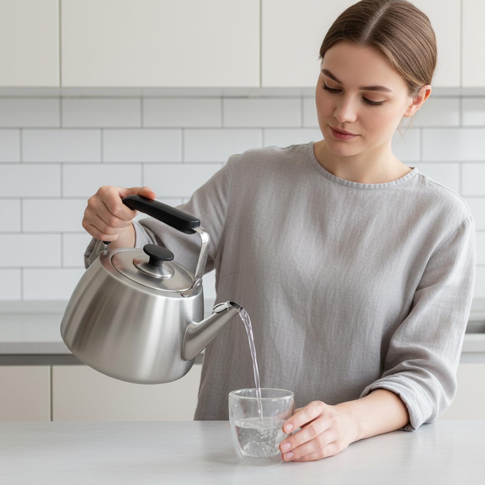 SADOMAIN anti-rust material keeps kettle looking new through many boils