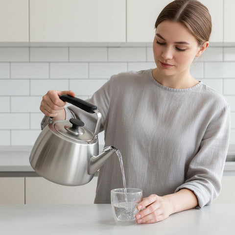 SADOMAIN anti-rust material keeps kettle looking new through many boils