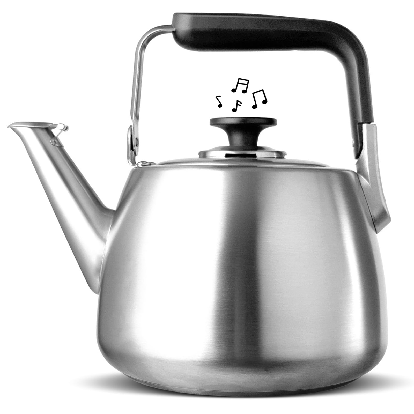 SADOMAIN tea kettle with five-layer bottom for faster, even heating on all cooktops