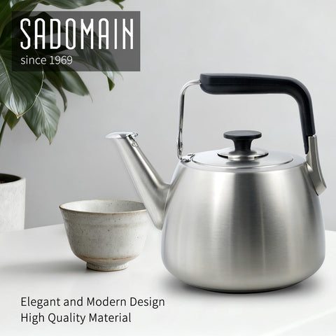 SADOMAIN whistling spout signals boiling clearly for efficient multitasking
