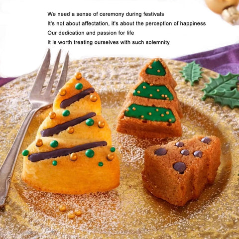 SADYFON versatile bakeware for Christmas cakes, jellies, ice cream