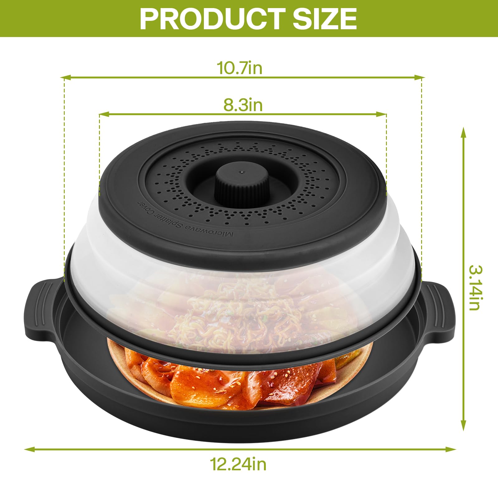 Saebume heat-resistant design withstands microwaves up to 464°F (240°C)