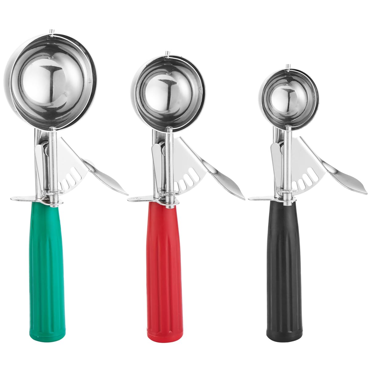 Saebye cookie scoop set with three sizes for precise baking portions