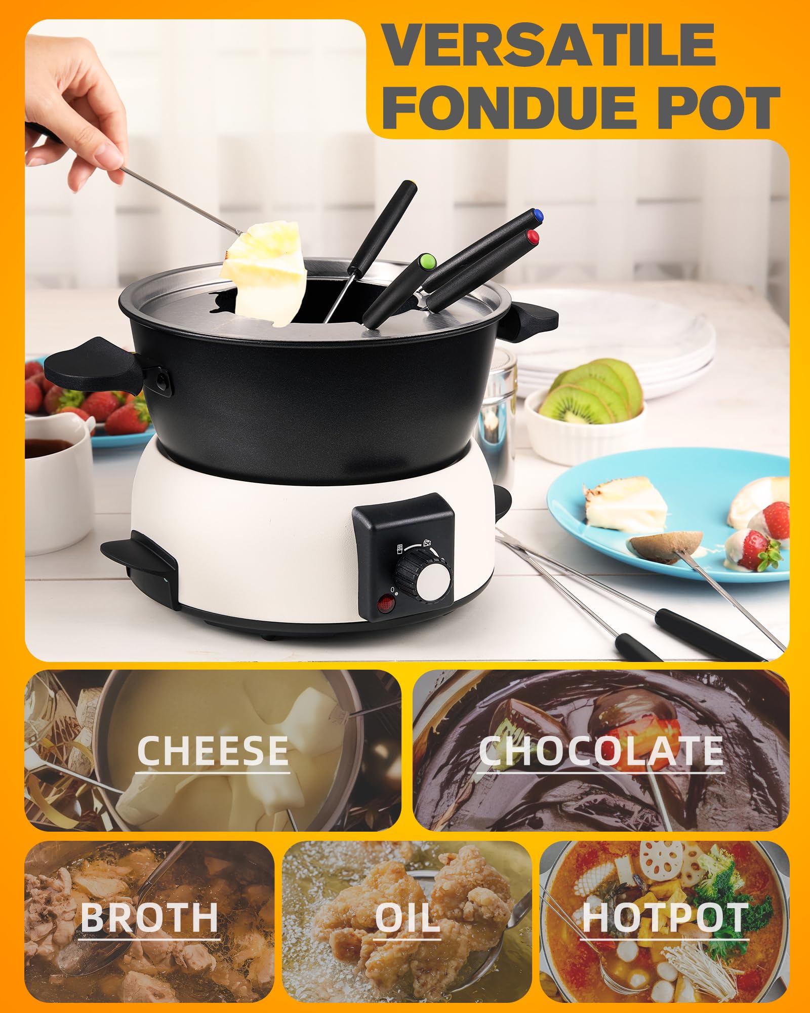Saenchue FD-10B detachable pot and base simplify cleanup.