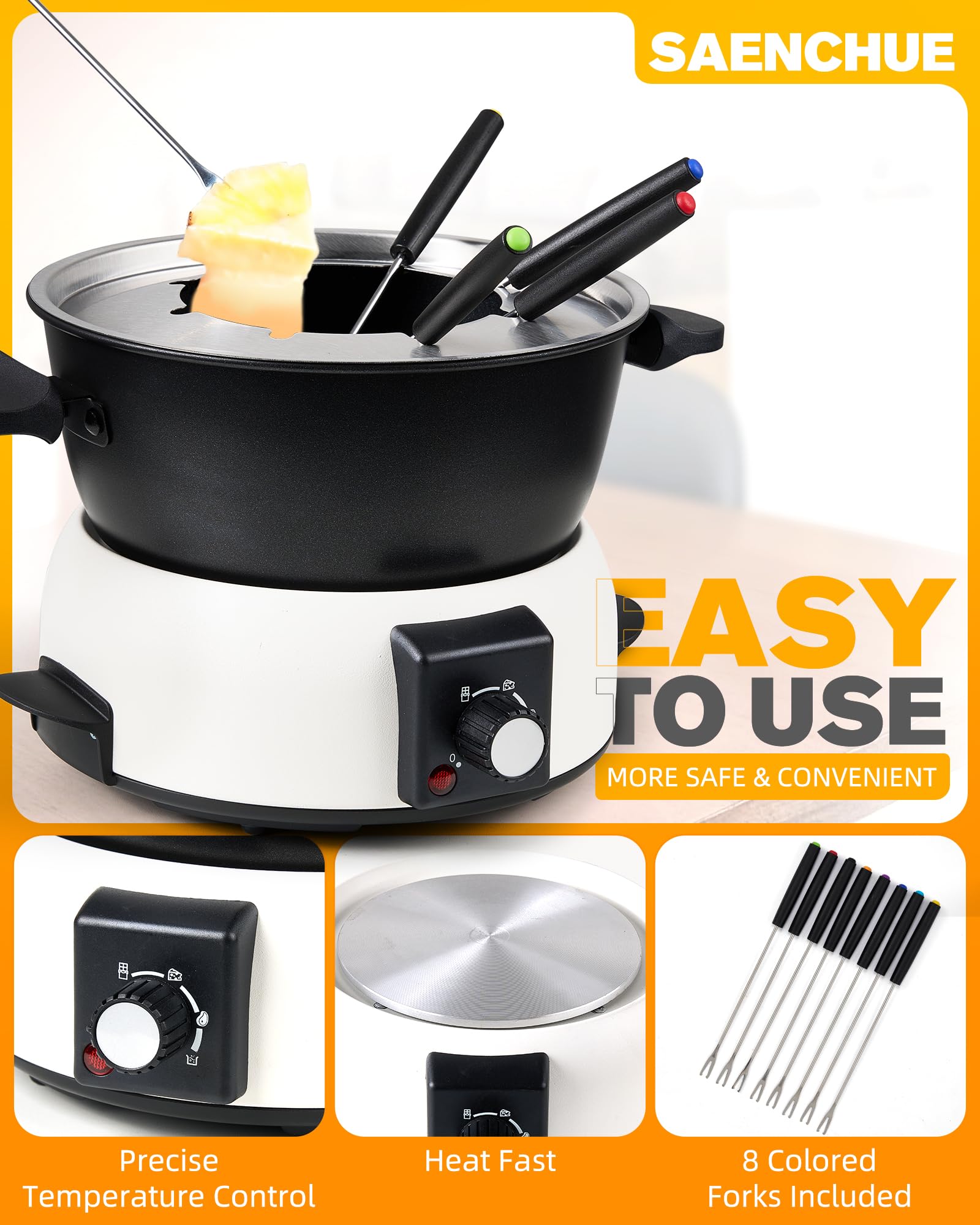Saenchue FD-10B hotpot setting supports flavorful broths and soups.