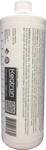 Safecid cleaner demonstrating low-foaming action ideal for commercial systems.