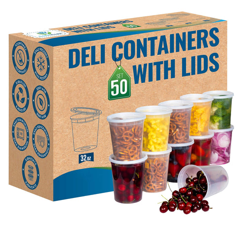 SafeWare deli plastic container with airtight lid keeps meals fresh and mess-free