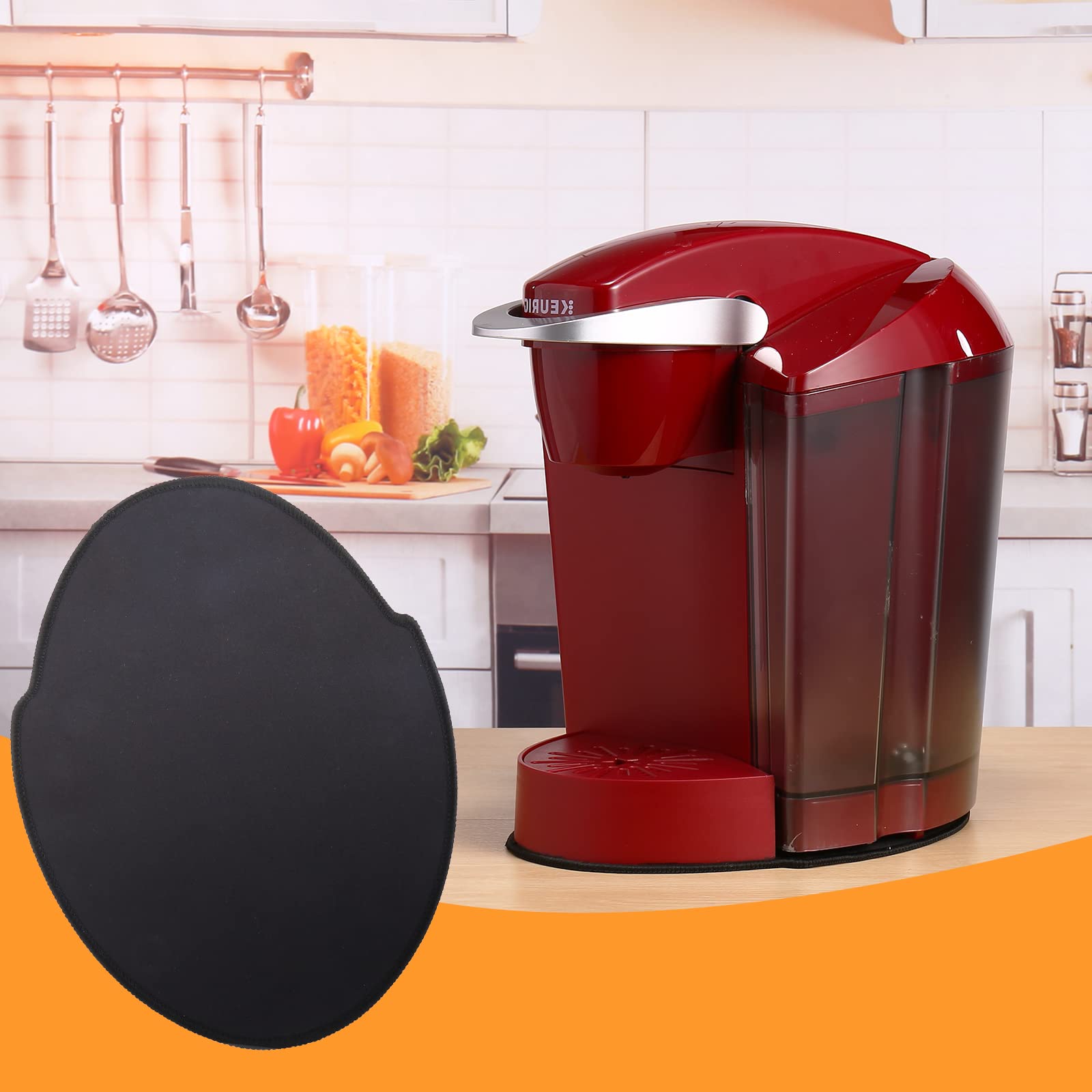 Sageme rubber grip mat reduces countertop wear during moves.