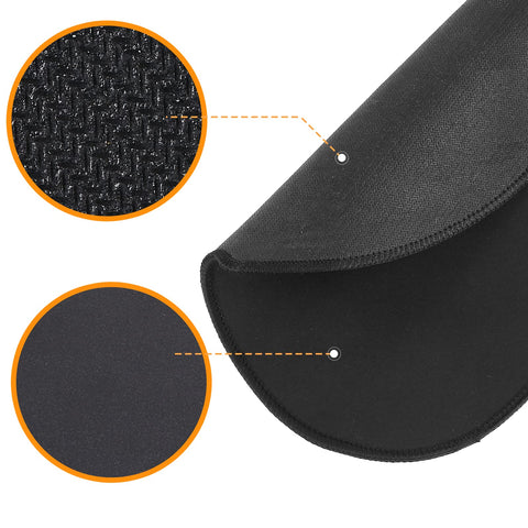 Sageme stitched-edged rubber mat ensures durability during daily use.