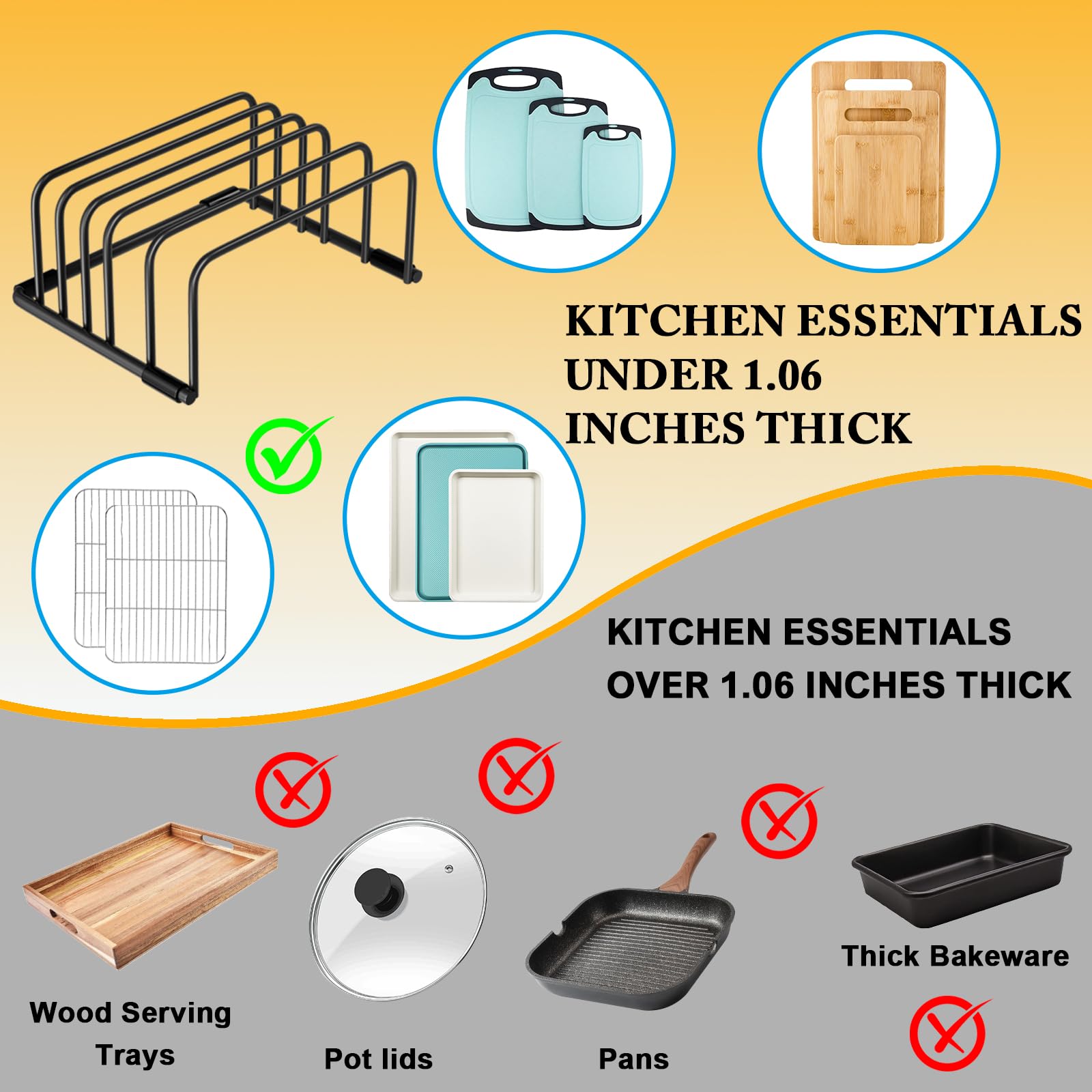 SAGLAU non-slip base showing stable placement and surface protection