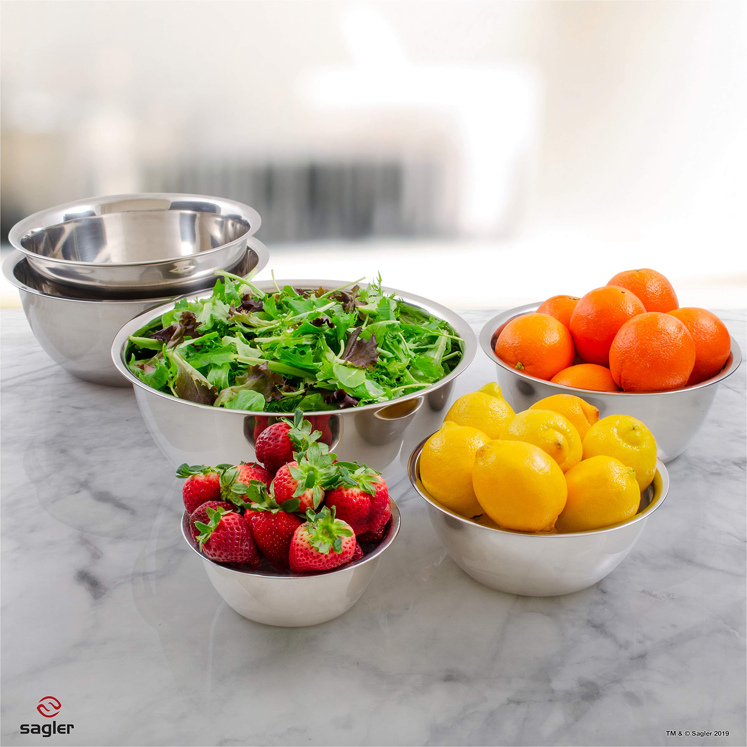 Sagler eight-quart mixing bowl great for big recipes and mixing.