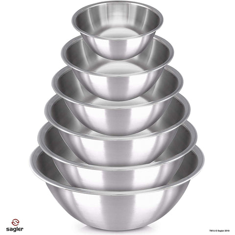 Sagler nesting design bowls save space and simplify kitchen storage.