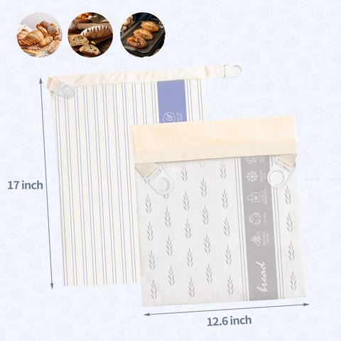 Saicefe beeswax bread bag in fridge storage demonstrates long-lasting freshness.