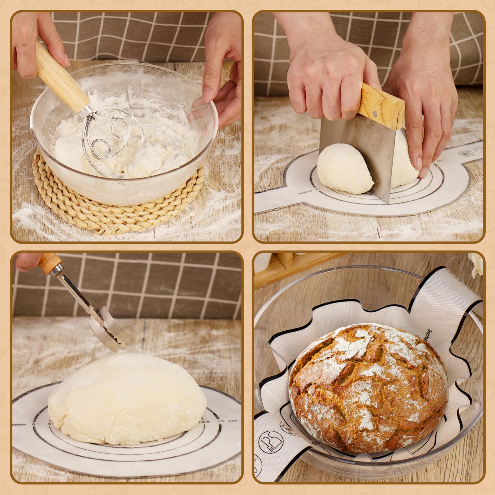 Saicefe user manual included for quick sourdough setup and reference