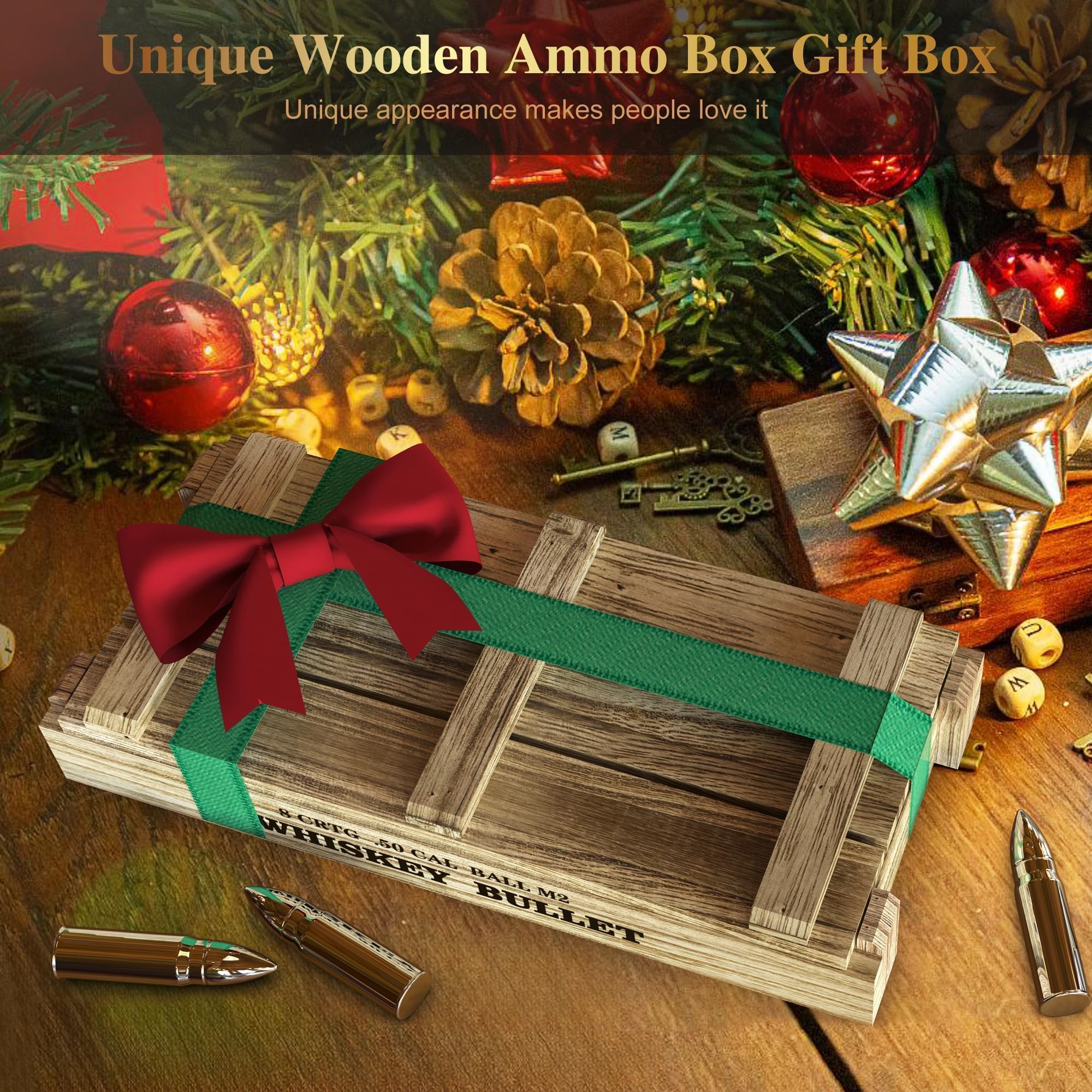 SAICOOS wooden ammunition gift box for elegant gifting