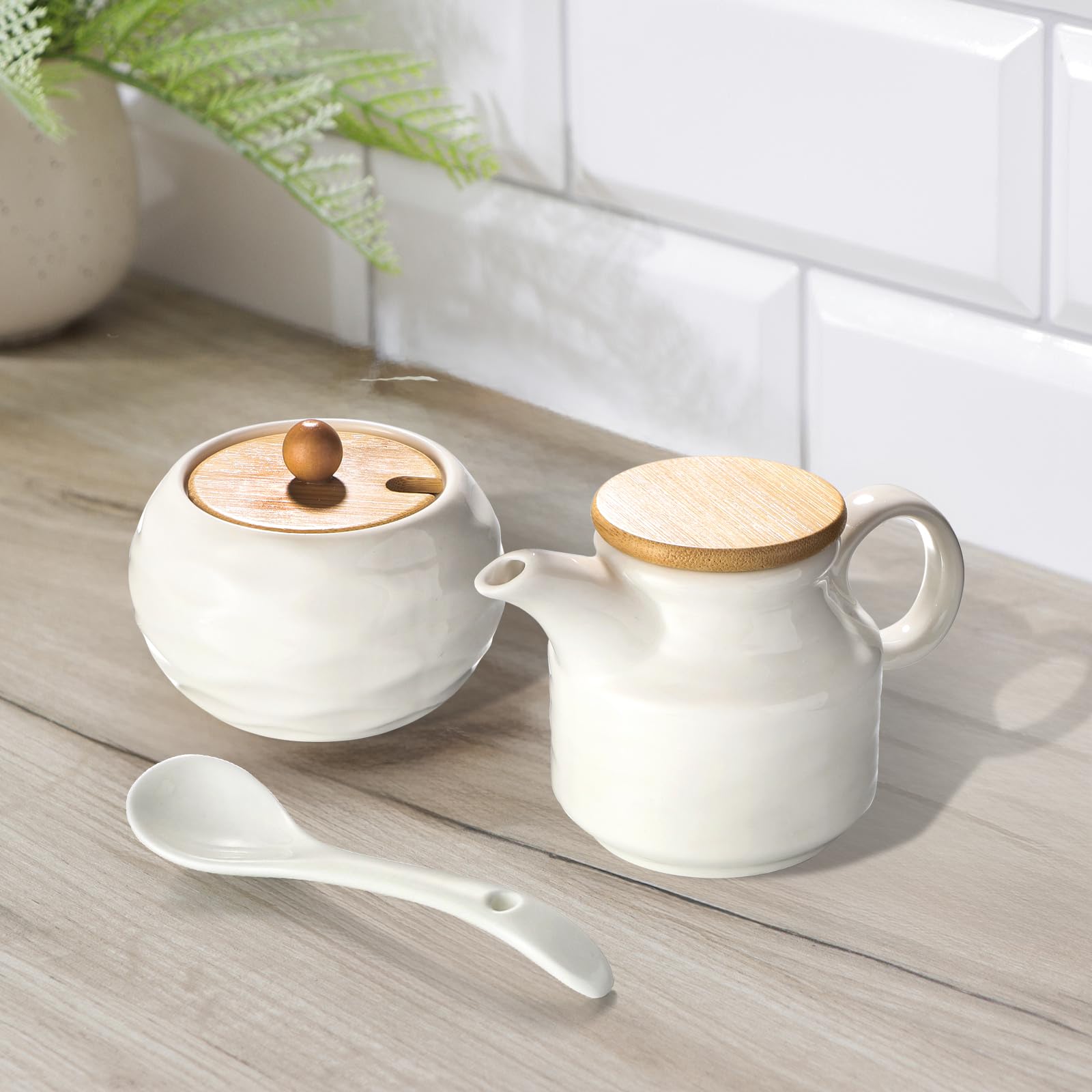 Sailench 12oz cream pitcher complements coffee service for entertaining guests