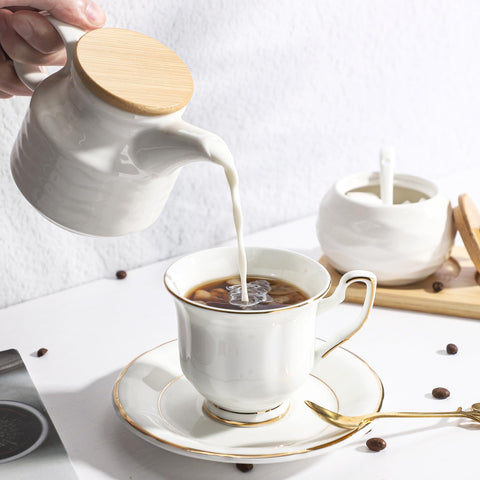 Sailench table setup with cream and sugar elevates everyday dining
