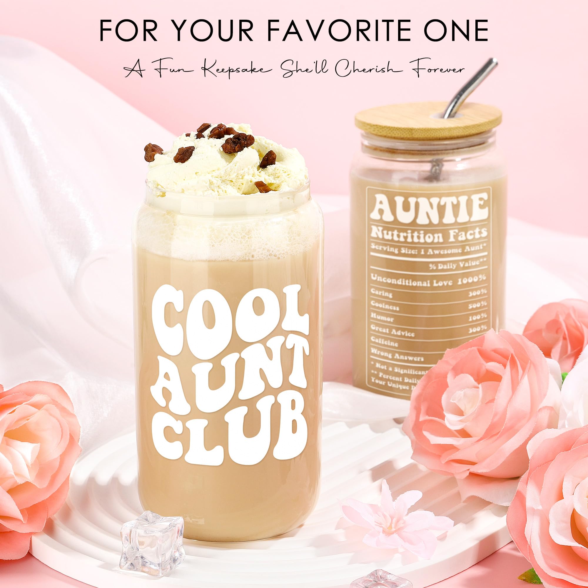 Saineron Cool Aunt Club cup highlights stylish hydration on the go.