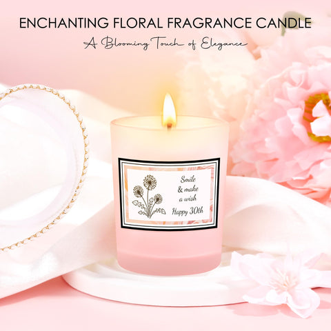 Saineron natural soy wax candle with essential oils for calm ambiance