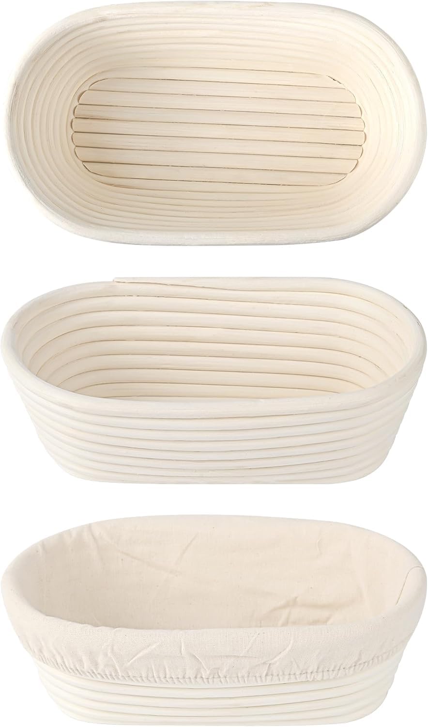 Saint Germain Bakery banneton basket natural rattan highlighting durable craftsmanship