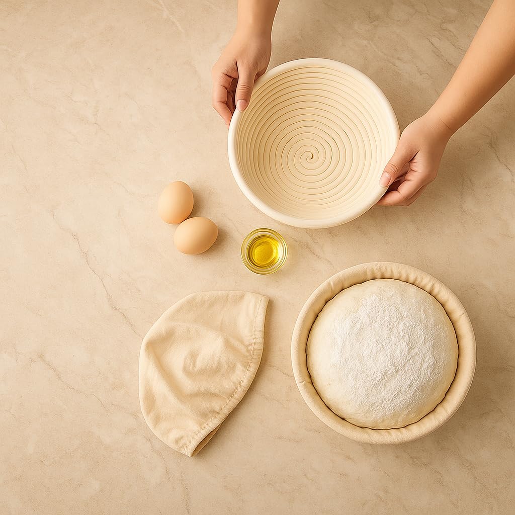 Saint Germain Bakery 9-inch banneton ideal for medium loaves